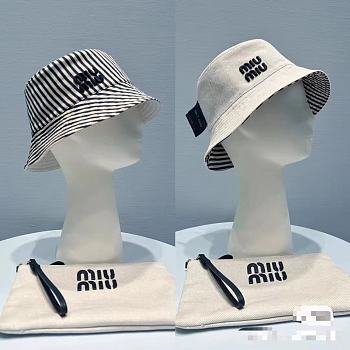 Miu Miu stripes Bucket Hat