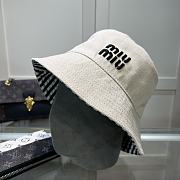 Miu Miu stripes Bucket Hat - 3