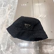 PRADA Wool Bucket Hat M Anthracite Black - 4