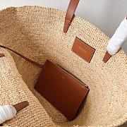 Celine Raffia Beige Tote - 22 X 30 X 14cm - 2