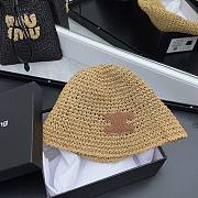 Celine Raffia Bucket Hat 02 - 3