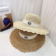 Miu Miu Raffia Women Beach Hat - 1