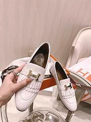 Hermes Royal White Leather Gold Hardware - 6