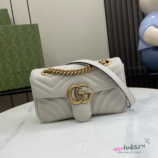 Gucci Marmont Light Grey Bag  - 1