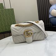 Gucci Marmont Light Grey Bag  - 1