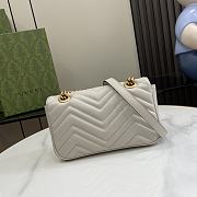 Gucci Marmont Light Grey Bag  - 5