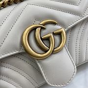 Gucci Marmont Light Grey Bag  - 2