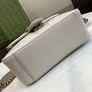 Gucci Marmont Top Handle Light Grey - 20x14x8cm - 6