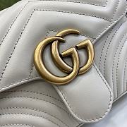 Gucci Marmont Top Handle Light Grey - 20x14x8cm - 2