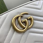 Gucci Marmont Shoulder Bag Light Grey - 13x24x7cm - 3