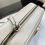 Gucci Marmont Shoulder Bag Light Grey - 13x24x7cm - 2