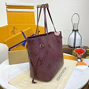 Louis Vuitton Neverfull MM Wine - 3