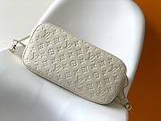 Louis Vuitton Neverfull MM White Empreinte Bag - 3