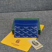 Goyard Saint Sulpice Card Holder In Royal Blue - 10.5*8cm - 1