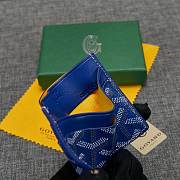 Goyard Saint Sulpice Card Holder In Royal Blue - 10.5*8cm - 6