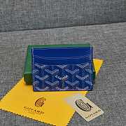 Goyard Saint Sulpice Card Holder In Royal Blue - 10.5*8cm - 2