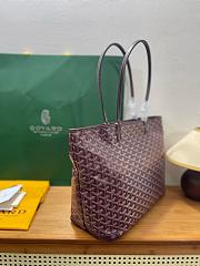 Goyard Artois MM Burgundy Bag - 30x17x50cm - 4