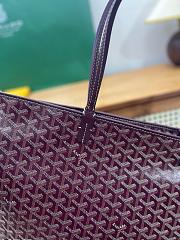 Goyard Artois MM Burgundy Bag - 30x17x50cm - 2