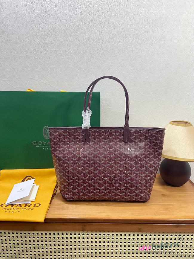 Goyard Artois PM Burgundy Bag - 25x14x30cm - 1