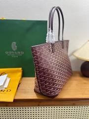 Goyard Artois PM Burgundy Bag - 25x14x30cm - 6