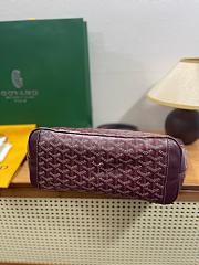 Goyard Artois PM Burgundy Bag - 25x14x30cm - 5