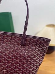 Goyard Artois PM Burgundy Bag - 25x14x30cm - 4