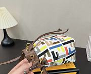 Fendi Mon Tresor Multicolour canvas mini-bag with FF embroidery - 18x12x10cm - 3
