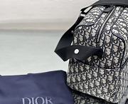 Dior Changing Bag  Beige and Black Dior Oblique Jacquard- 38x28x16cm - 6