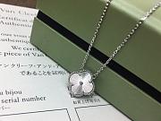 Van Cleef & Arpels Alhambra 1silver motif necklace - 1