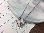 Van Cleef & Arpels Alhambra 1silver motif necklace - 4