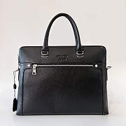 PRADA briefcase black color - 37.5x 8.5x 27.5cm - 4