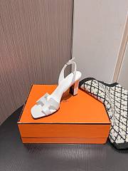 Hermes Encens 50 Sandal White - 6