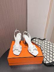 Hermes Encens 50 Sandal White - 3