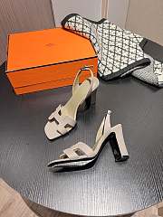 	 Hermes Encens 50 Sandal Taupe - 1