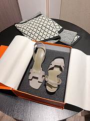 	 Hermes Encens 50 Sandal Taupe - 4