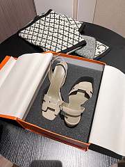 	 Hermes Encens 50 Sandal Taupe - 3