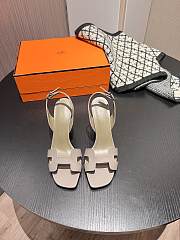 	 Hermes Encens 50 Sandal Taupe - 2