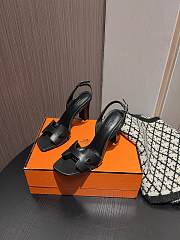 	 Hermes Encens 50 Sandal Black - 6