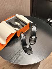 	 Hermes Encens 50 Sandal Black - 5