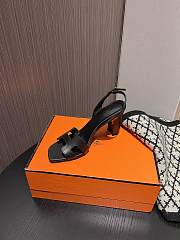 	 Hermes Encens 50 Sandal Black - 4