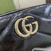 Gucci GG MARMONT sophisticated leather black SMALL SHOULDER BAG  - 2