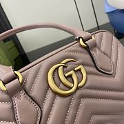 GUCCI GG MARMONT SMALL TOP HANDLE BAG - W25.5cm x H15.5cm x D6.5cm - 3