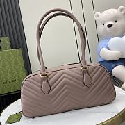 	 GUCCI GG MARMONT MEDIUM TOP HANDLE BAG - 35x16.5x7cm - 5