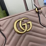 	 GUCCI GG MARMONT MEDIUM TOP HANDLE BAG - 35x16.5x7cm - 4