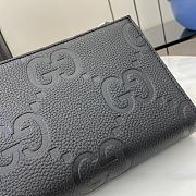 GUCCI JUMBO GG MINI BLACK BAG - W22cm x H15cm x D4.5cm - 3