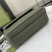 GUCCI JUMBO GG SMALL CROSSBODY BAG IN GREEN -  W23cm x H19cm x D9.5cm - 6