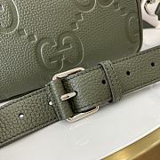 GUCCI JUMBO GG SMALL CROSSBODY BAG IN GREEN -  W23cm x H19cm x D9.5cm - 5