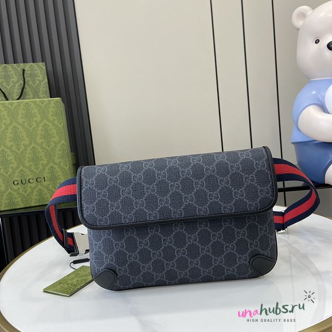 GUCCI BLACK BELT BAG - 1