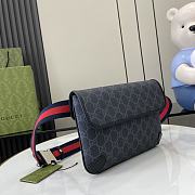 GUCCI BLACK BELT BAG - 6