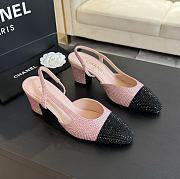 Chanel Strass Pink Slingback 65mm - 1